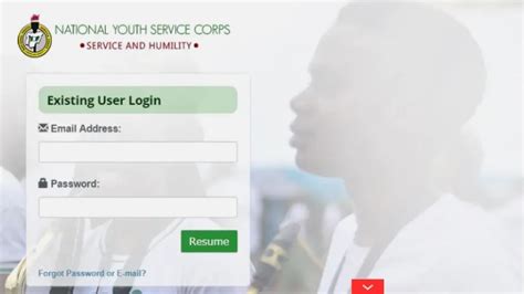 nysc portal login dashboard 2021